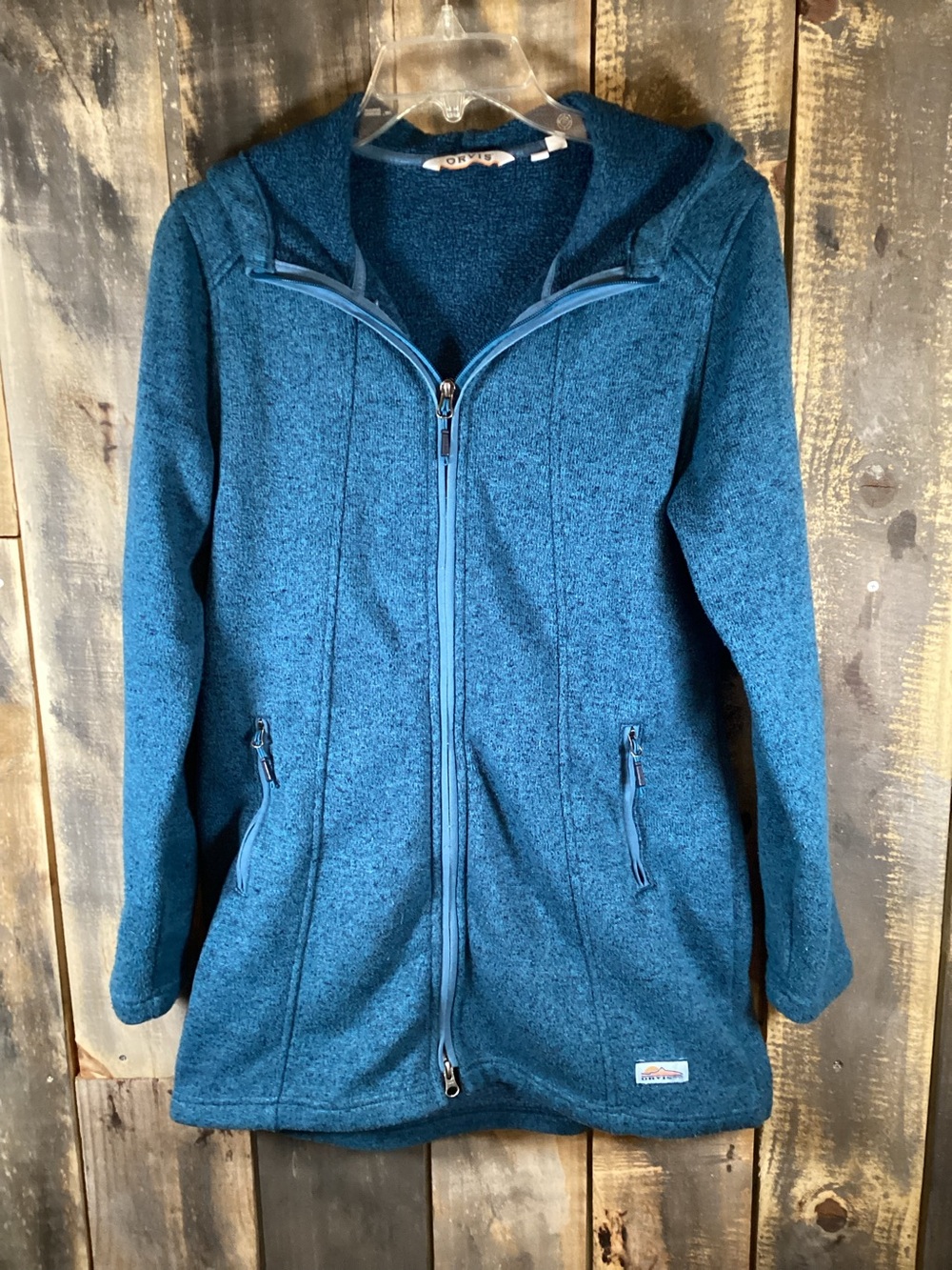 Orvis full zip sweater hoodie women’s size small